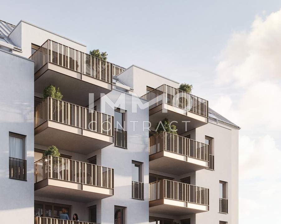 Lichtdurchflutete 3-Zimmer-Dachgeschosswohnung mit Freifläche ERSTBEZUG