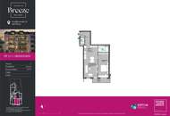 BREEZE – 5% Rendite mit Airbnb Ready 2-Zimmer-Apartment + Balkon