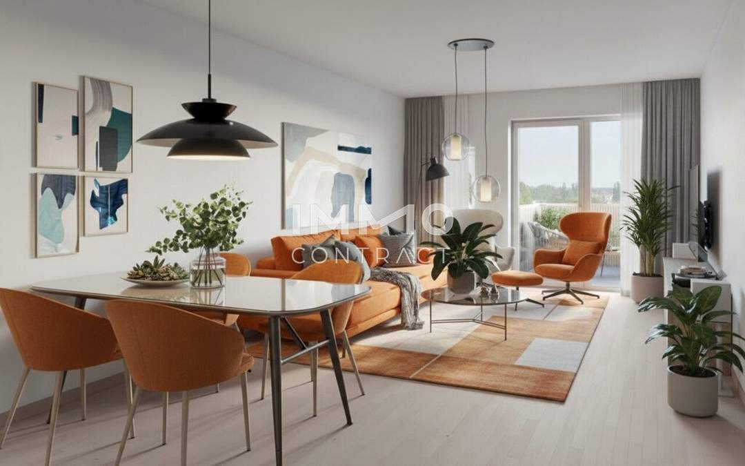Provisionsfrei! - ideale 2-Zimmer Wohnung mit Balkon im Erstbezug