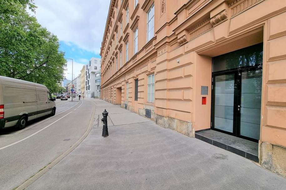 Büro und Ecklokal an der unteren Donaustraße, Gewerbeobjekt-miete, 902,58,€, 1020 Wien 2., Leopoldstadt