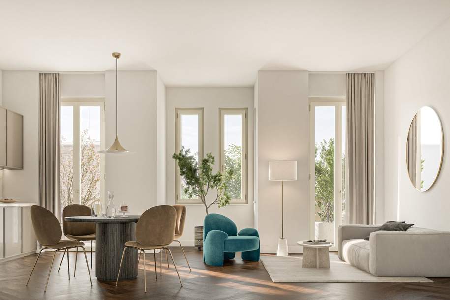 MAISON 29 - L'art de vivre | Großzügige 3-Zimmer-Maisonette mit Garten, Terrasse und 2 Bädern!, Wohnung-kauf, 920.700,€, 1020 Wien 2., Leopoldstadt