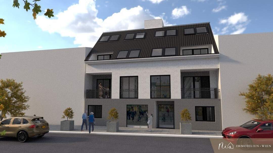 3 Zimmer Familienwohnung mit Balkon in den Innenhof-Erstbezug ab 2027