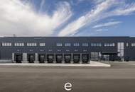 Neubau-Logistikhalle im Norden Wiens an der A22