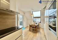 Großzügige 4-Zimmer-Dachgeschosswohnung mit Terrasse und Tiefgaragenplatz in absoluter Ruhelage nahe U-Bahn