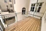 Rarität im 5. Bezirk: Balkonjuwel im schönsten Haus der Reinprechtsdorfer Straße – Schnell Termin sichern!
