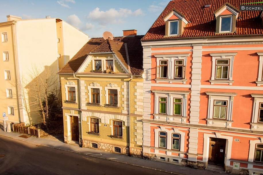 5/8tel-Anteil an Leobener Stadtvilla am Mareckkai mit Benützungsregelung für Wohnung im 1. OG, Gewerbeobjekt-kauf, 149.900,€, 8700 Leoben