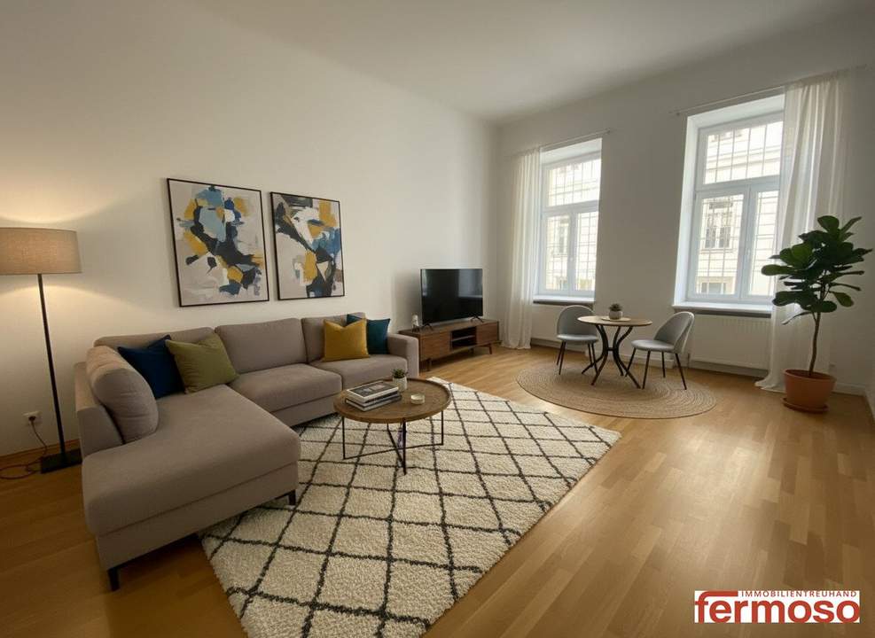 Charmante 3,5-Zimmer-Altbauwohnung mit separater Küche in der Porzellangasse