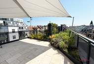 PROVISIONSFREI - ERSTBEZUG - Exklusive Dachgeschossmaisonette mit Dachterrasse, Pool und Deckenkühlung in RUHELAGE!