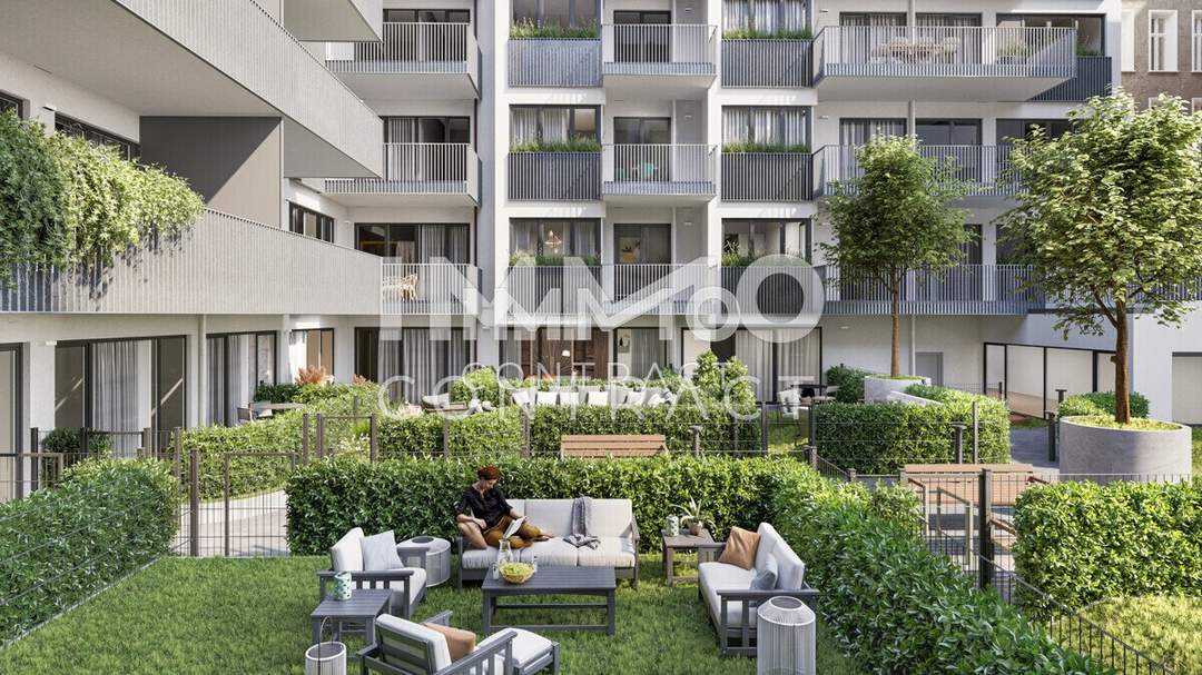 WOHNEN AM PARK - Urban & Grün: Hofseitiges TOP-Investment mit geräumigen Balkon