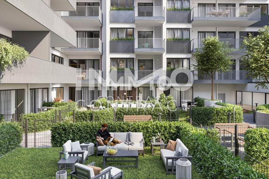 WOHNEN AM PARK - Urban &amp; Grün: Hofseitiges TOP-Investment mit geräumigen Balkon, Wohnung-kauf, 202.400,€, 1160 Wien 16., Ottakring