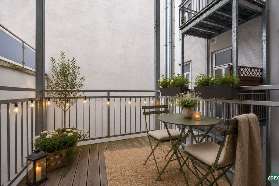 Exklusive Altbauwohnung mit hofseitigem Schlafzimmer und kleinem Balkon, Wohnung-kauf, 569.000,€, 1030 Wien 3., Landstraße