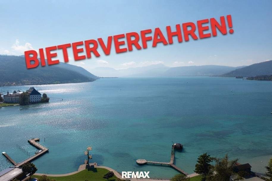 Bieterverfahren! Wenn ich den See seh, brauch ich kein Meer mehr! Panoramatischer Seeblick auf den Attersee., Haus-kauf, 999.000,€, 4863 Vöcklabruck