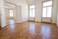SPITTELBERG, representatives 200 m2 Altbaubüro, Kanzlei oder Praxis, 4 Zimmer, Küche, Flügeltüren, 1. Liftstock, Stiftgasse