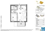 WOHNQUARTIER WILDGARTEN - 2-Zimmerwohnung mit Balkon direkt am Rosenhügel