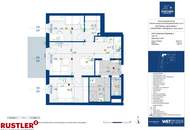 westseitige 3 Zimmerwohnung mit Balkon