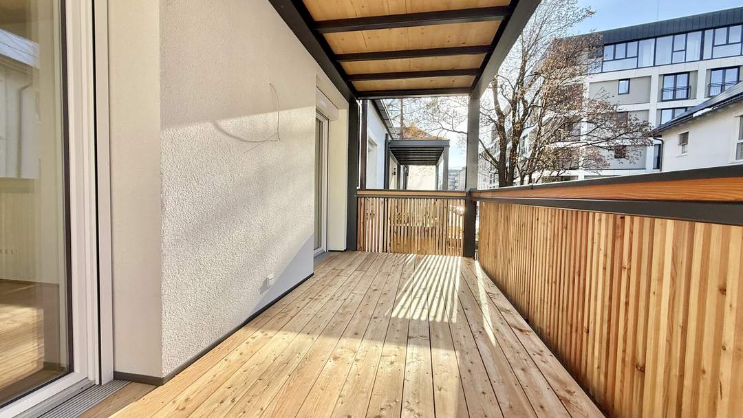 Villach - Peraustraße: *ERSTBEZUG* 4 Zimmerwohnung im 1.OG mit überdachtem Balkon