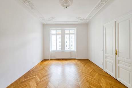 Licht, Eleganz und Großzügigkeit - Großzügige 3,5-Zimmer-Altbauwohnung, Wohnung-miete, 2.506,38,€, 1080 Wien 8., Josefstadt