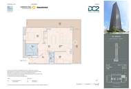 Exklusive 3 Zimmer Eckresidenz mit unverbaubarem Blick über Innenstadt &amp; Donau -40m2 Freifläche - DC2