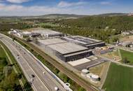 Neubau-Logistikhalle im Norden Wiens an der A22