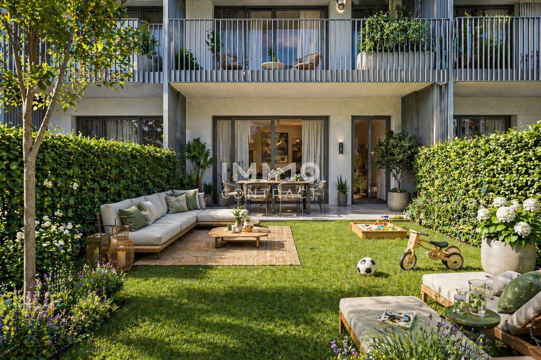 Hofseitige Balkonwohnung (Raumhöhe 2,85 m): Erstbezug nahe 7. Bezirk