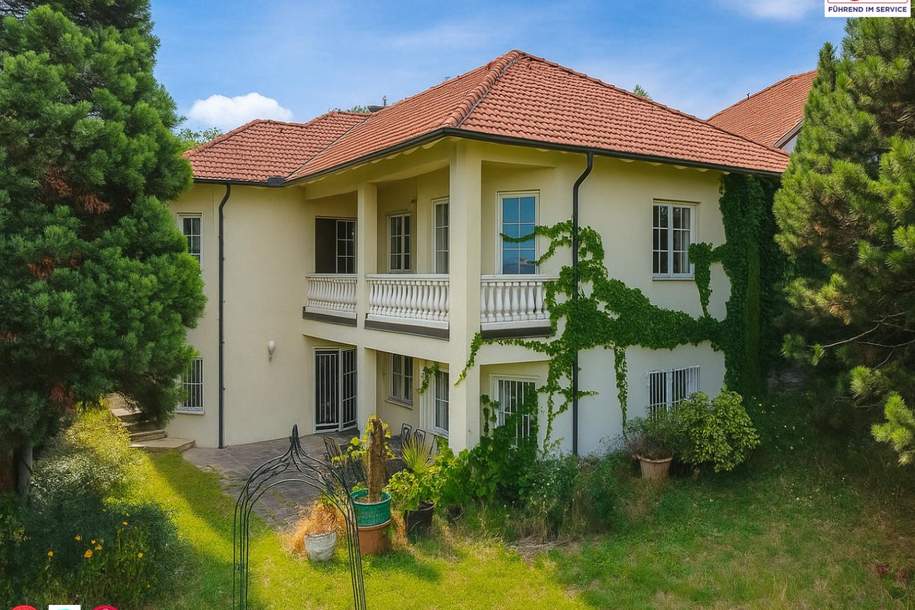 🏡Charmante Villa am Ölberg mit Blick auf das Stift Klosterneuburg &amp; ca. 1450m2 großem Garten, Haus-kauf, 1.790.000,€, 3400 Tulln