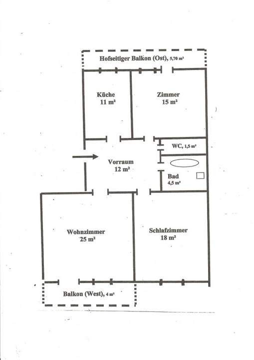 Meine neue WG! Fabelhafte 3-Zimmer-Wohnung mit 2 Balkonen!