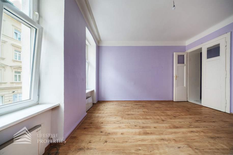 Renovierungsbedürftige Altbauwohnung mit Potenzial nahe Brunnenmarkt, Wohnung-kauf, 172.000,€, 1160 Wien 16., Ottakring