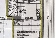 Außergewöhnliches Geschäftslokal mit charmanten Keller