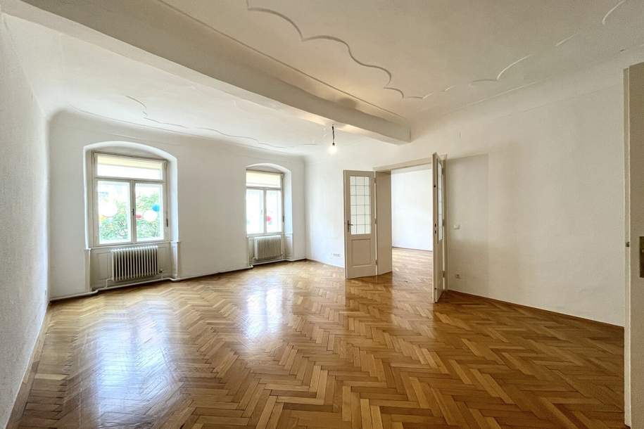 Großzügige Altbauwohnung im Herzen von Wiener Neustadt – befristet auf 3 Jahre, Wohnung-miete, 1.239,77,€, 2700 Wiener Neustadt(Stadt)