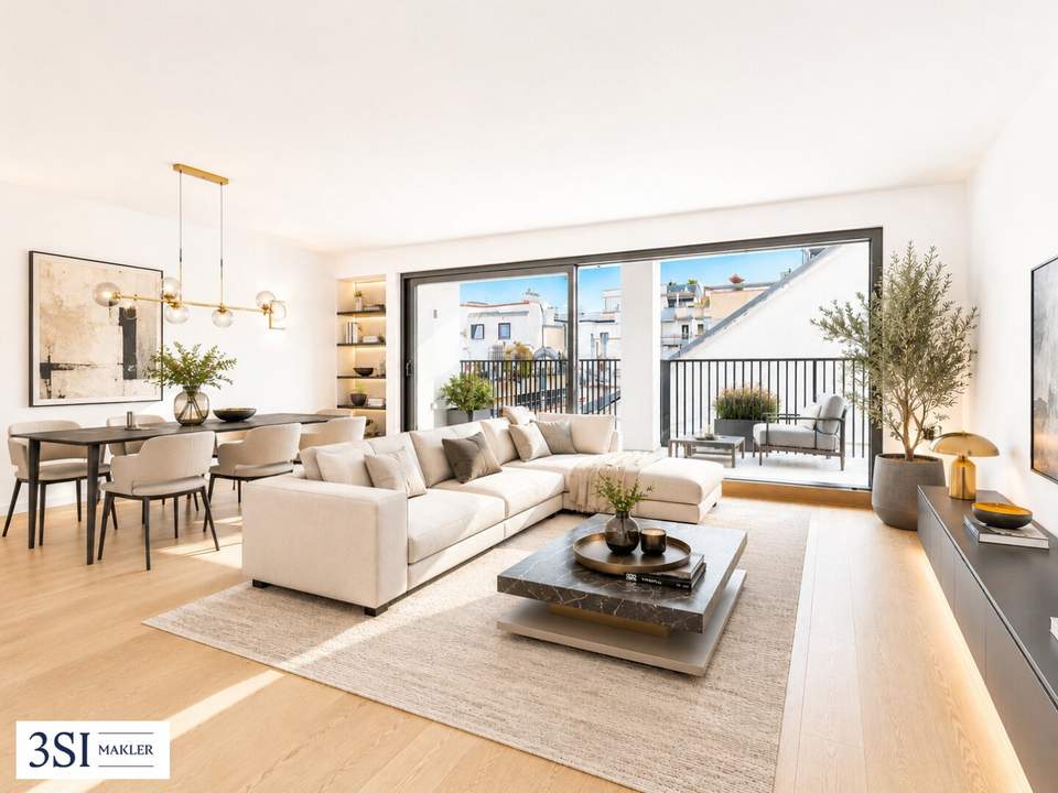 Historischer Charme, moderne Eleganz: Luxus Dachgeschosswohnung auf einer Ebene mit zusätzlicher Sonnenterrasse!