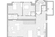 Erstbezug nach Sanierung - Exklusive Dachgeschoss-Maisonette mit 3 Terrassen!