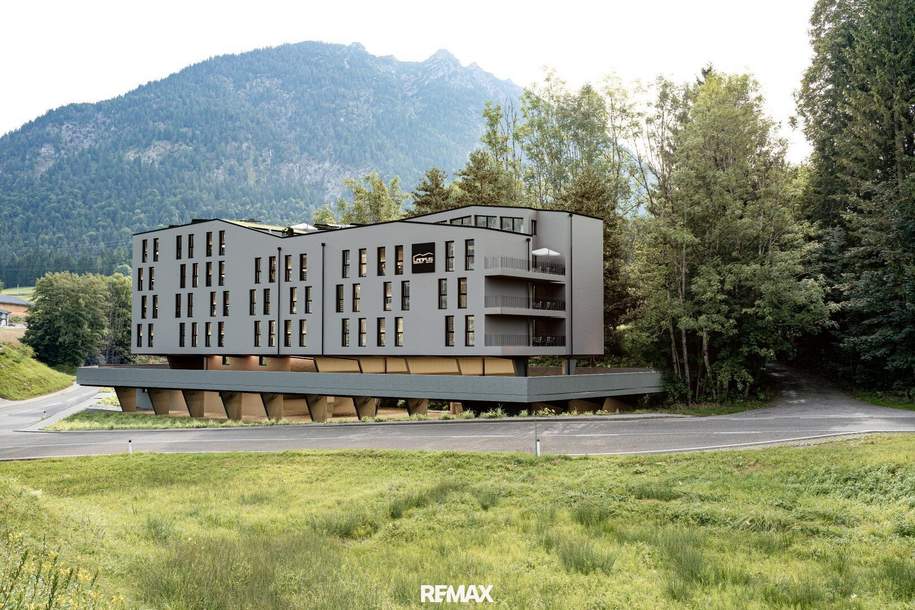 Modern. Kompakt. Hochwertig. – 1-Zimmer-Neubauwohnung in Breitenwang/Reutte, Wohnung-kauf, 176.225,€, 6600 Reutte