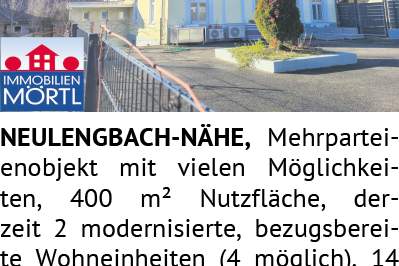 Mehrparteienobjekt mit vielen Möglichkeiten, 400 m² Nutzfläche, derzeit 2 modernisierte, bezugs, Haus-kauf, 590.000,€, 3040 Sankt Pölten(Land)
