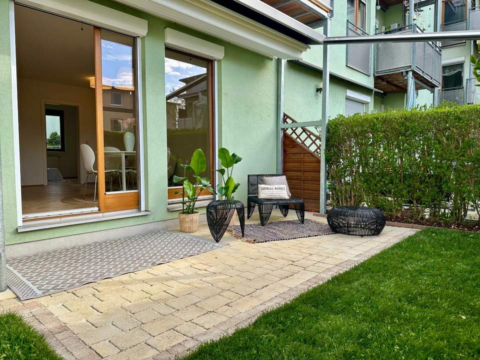 Wunderbare Gartenwohnung mit 4 Zimmer und TG-Parkplatz