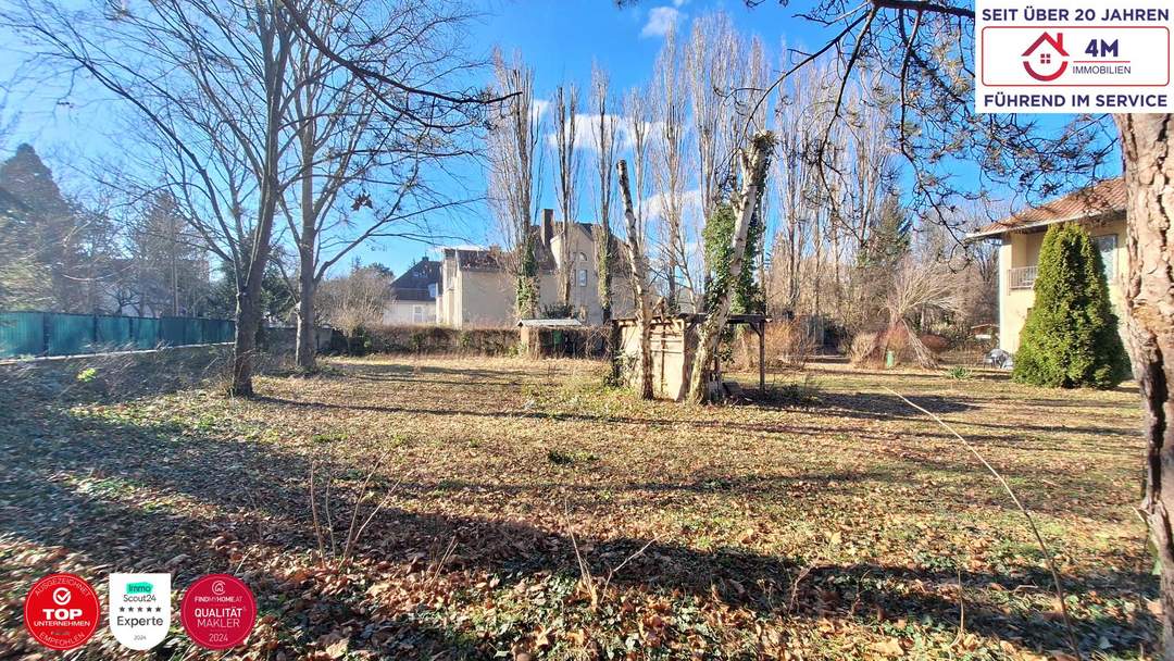 Rarität in Hietzing 💎 572 m² Eckgrundstück – Villa möglich🏡