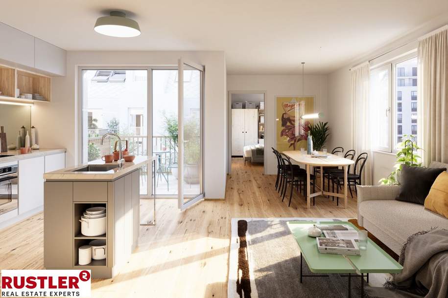 Anlegerhit!! | VINCENT | Tolle 3-Zimmerwohnung mit Balkon | top vermietet, Wohnung-kauf, 402.000,€, 1230 Wien 23., Liesing