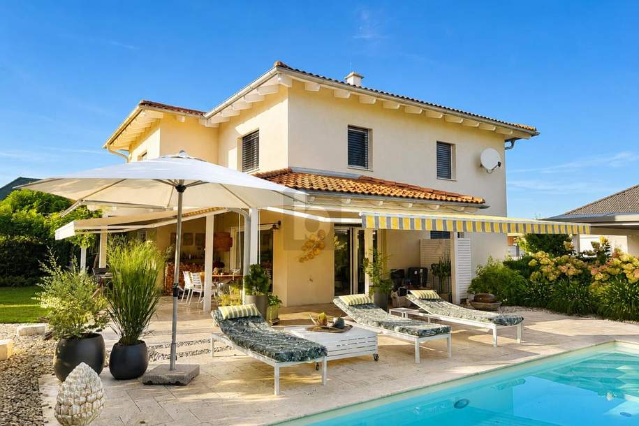TRAUMHAFTES WOHNEN MIT POOL UND SAUNA, Haus-kauf, 890.000,€, 8430 Leibnitz