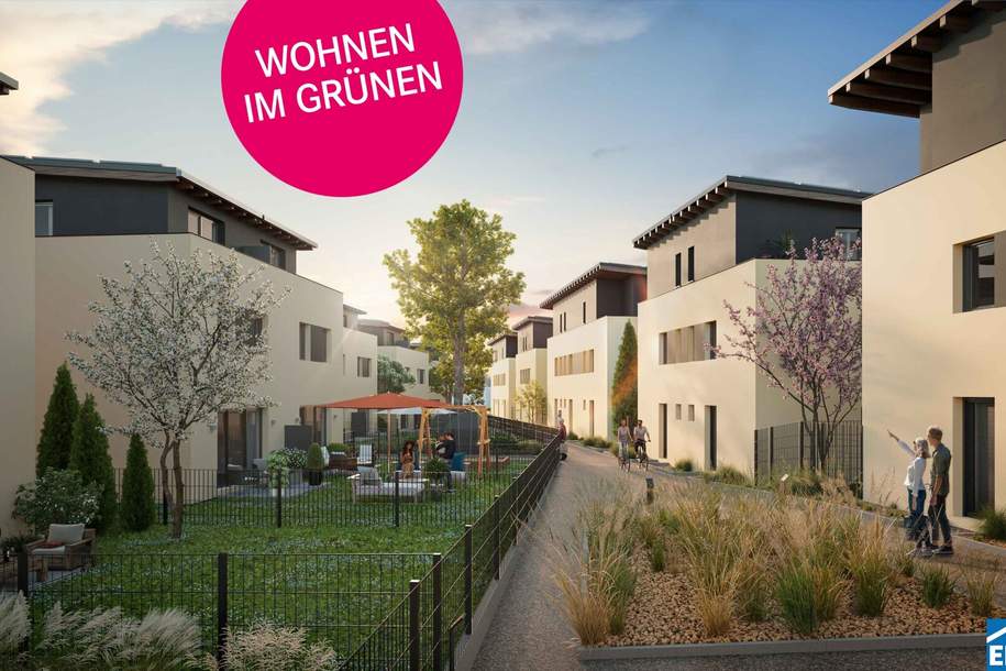 Komfortabel und bequem: 2 Tiefgaragenplätze pro Haus inklusive in St. Pölten!, Haus-kauf, 499.000,€, 3100 Sankt Pölten(Stadt)