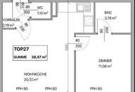 Helle 2-Zimmer-Wohnung nahe U6 Dresdner Straße – möbliert, inkl Heizung und Warmwasser