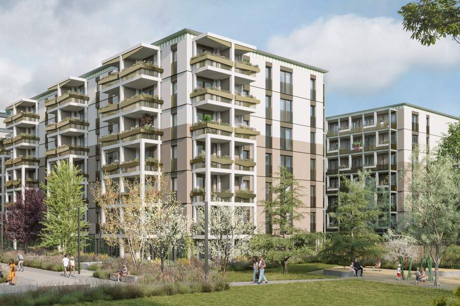 Willkommen im LeopoldQuartier LIVING, Wohnung-kauf, 314.000,€, 1020 Wien 2., Leopoldstadt