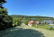Grundstück mit Weitblick unweit von Mödling
