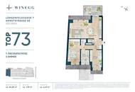 Klimatisierte Dachgeschosswohnung | helle Wohlfühl-Oase mit 3 Zimmer | TOP ANBINDUNG