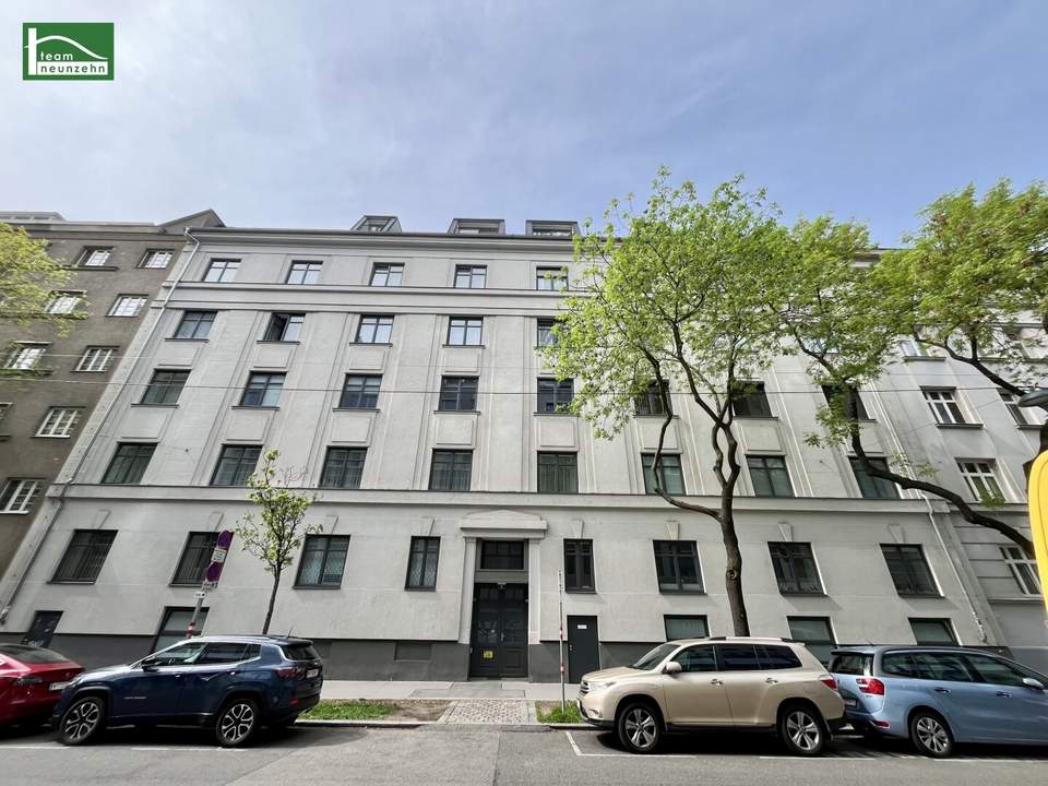 Hochwertige 3-Zimmer-Wohnung mit Balkon neben der Millennium City und der Donauinsel! Generalsaniertes Haus! Freier Mietzins