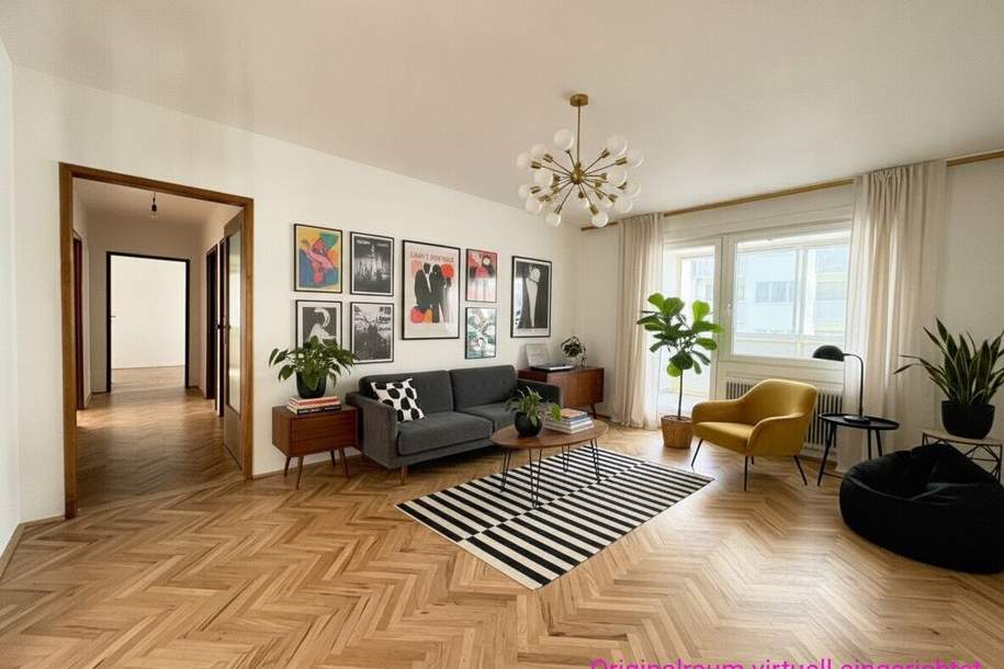 PARADIESISCH VIEL PLATZ FÜR FAMILIEN ODER STUDIERENDE - 5-ZIMMER-WOHNUNG MIT GROSSER LOGGIA, Wohnung-kauf, 599.000,€, 1050 Wien 5., Margareten