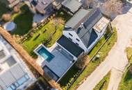Villa mit Chic und Charme zwischen Himmel und Wien und mit Lift I Skylineblick auf Wien I Salzwasserpool I Designerküche I