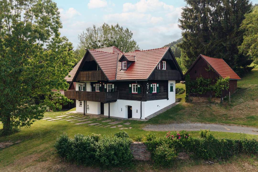 Weststeiermark - Bad Gams: Atemberaubende Aussicht, einzigartige Alleinlage... – ein weststeirisches Bauernhaus mit viel Liebe zum Detail!