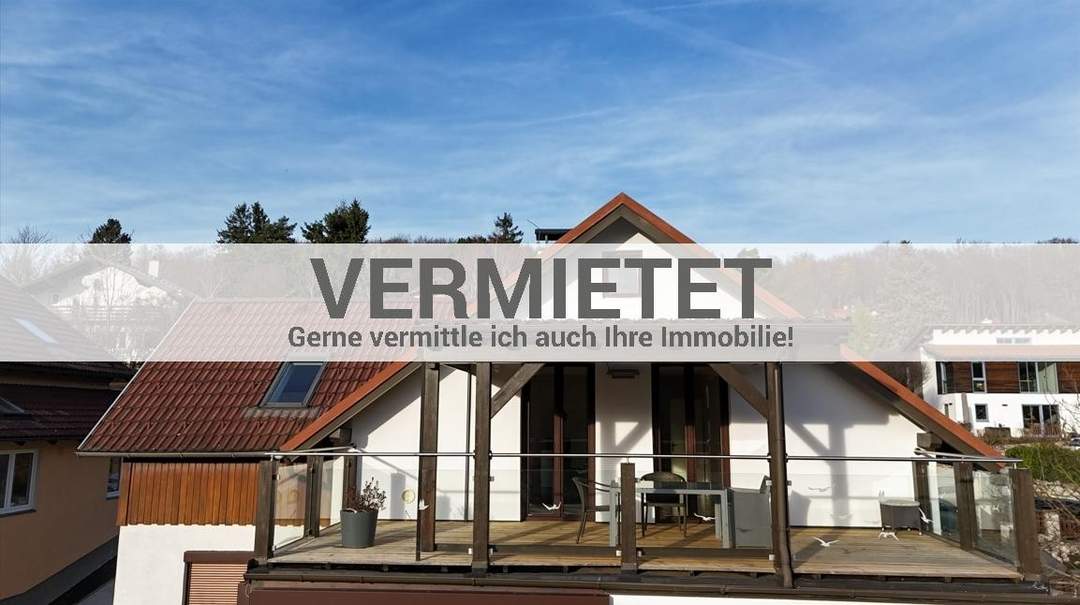 VERMIETET - "Wohnung mit Traumterrasse und Waldblick"