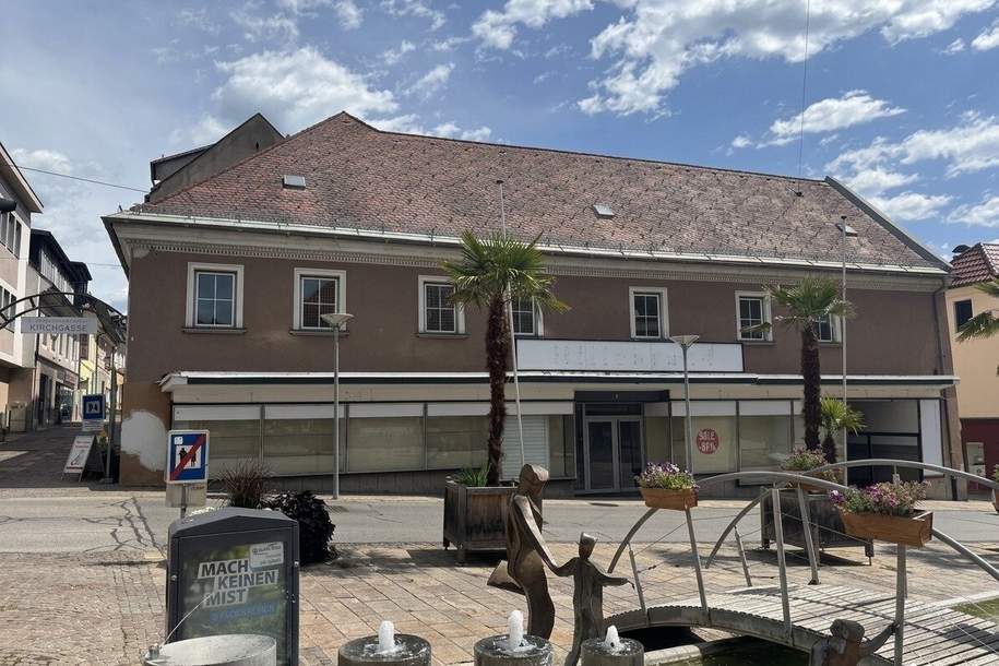 Historisches Geschäftshaus in Zentrum von Feldkirchen zu verkaufen!, Gewerbeobjekt-kauf, 400.000,€, 9560 Feldkirchen