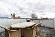 Exklusive Penthouse-Bürofläche mit uneinsehbarer Dachterrasse an der Landstraße zu vermieten!