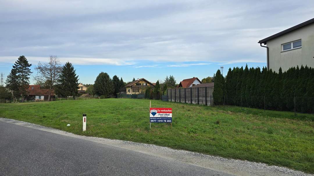 Ebenes Baugrundstück in Hasendorf bei Wagna – sonnige Lage, erweiterbar, Nähe Leibnitz